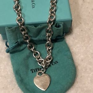 Tiffany’s Silver heart necklace
